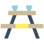 Picnic table icon 64x64