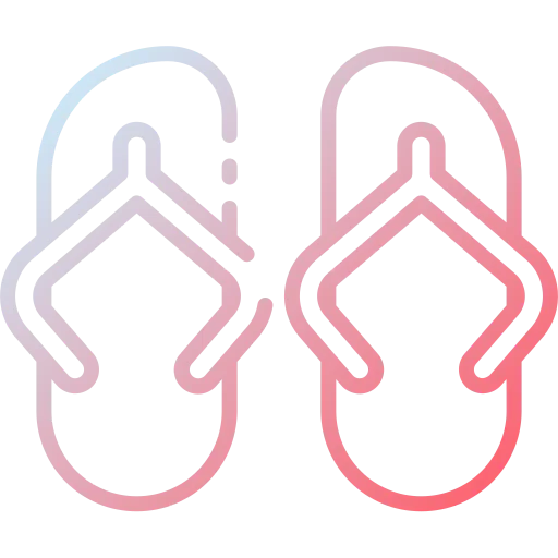 Flip flops icon