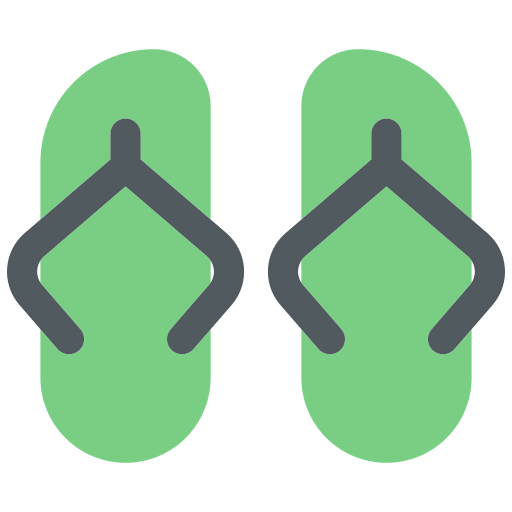 Flip flops icon