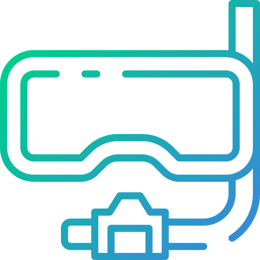 Diving mask icon