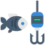 Fishing baits icon 64x64