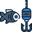 Fishing baits icon 64x64