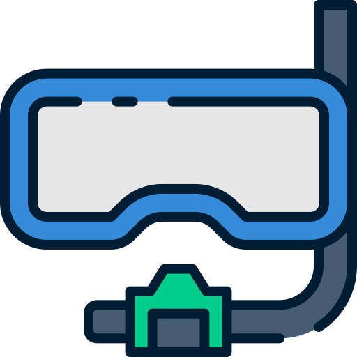 Diving mask icon