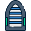 Inflatable boat icône 64x64