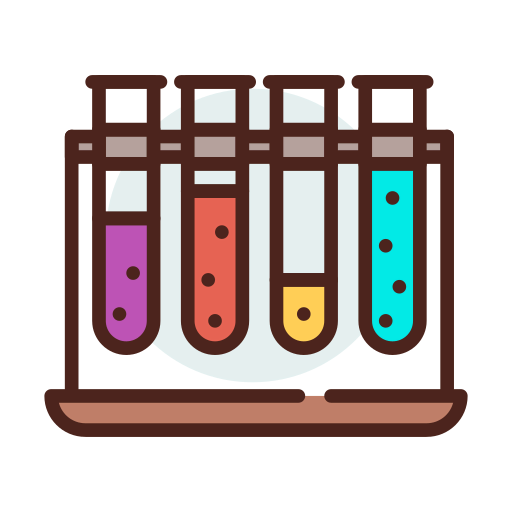 Test tubes icon