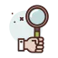 Magnifying glass icon 64x64