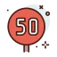 Speed limit biểu tượng 64x64
