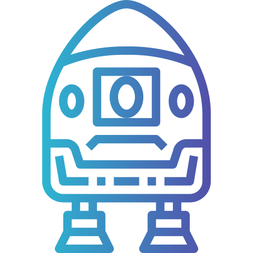 Space capsule icon