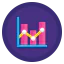 Bar chart icon 64x64
