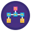 Hierarchy structure icon 64x64