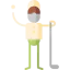 Golfer icon 64x64