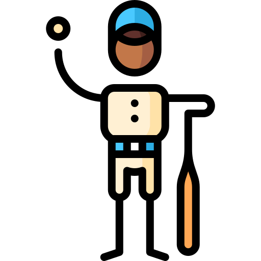 Baseball player icon