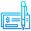 Cheque icon 64x64