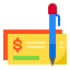 Cheque icon 64x64