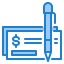 Cheque icon 64x64