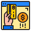 Shopping online icon 64x64