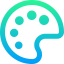 Paint palette icon 64x64