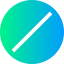 Diagonal line icon 64x64