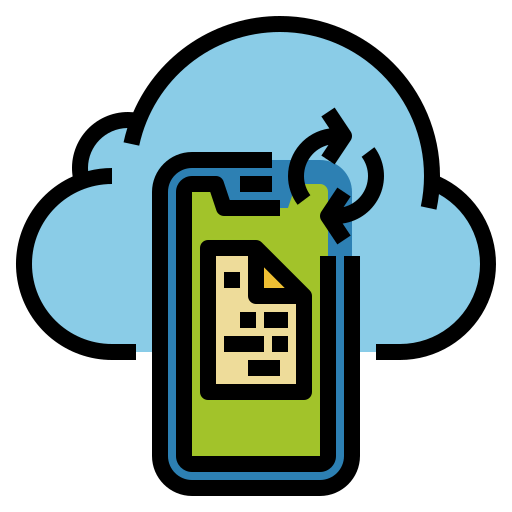Mobile sync icon