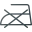 No ironing icon 64x64