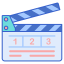 Clapperboard ícono 64x64