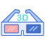 3d glasses icône 64x64