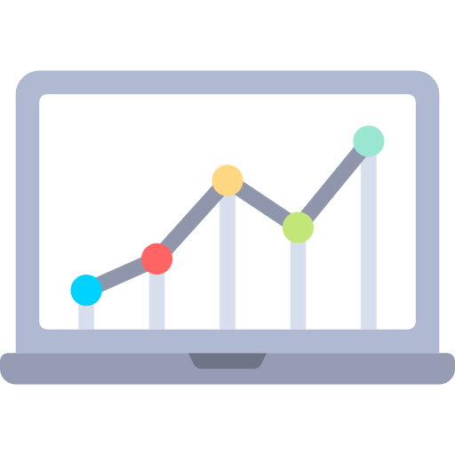 Line chart icon