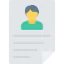 Curriculum vitae icon 64x64