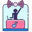 Disc jockey Ikona 64x64