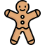 Gingerbread man ícono 64x64