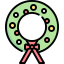 Christmas wreath icon 64x64