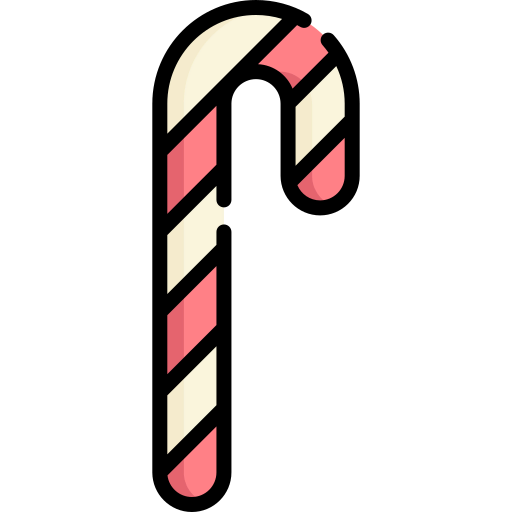 Candy cane icon