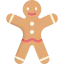 Gingerbread man ícono 64x64