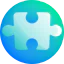 Puzzle pieces icon 64x64