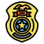 Police badge icon 64x64