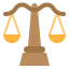 Justice scale icon 64x64