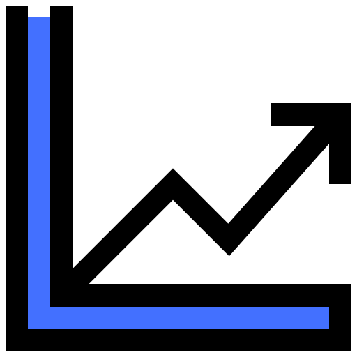 Line chart icon