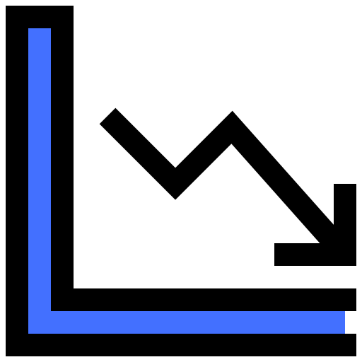 Line chart icon