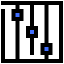 Line chart Ikona 64x64