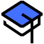 Graduation hat icon 64x64