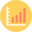 Bar chart icon 64x64