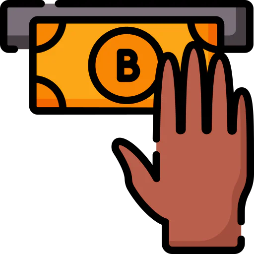 Withdraw icon