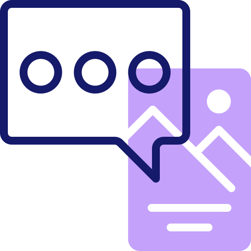 Chat bubble icon