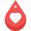 Blood donation icon 64x64
