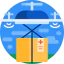 Drone delivery アイコン 64x64