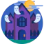 Haunted house icon 64x64