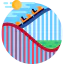 Roller coaster icon 64x64