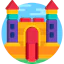 Inflatable castle icône 64x64