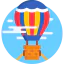 Hot air balloon icon 64x64