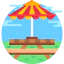 Picnic table icon 64x64